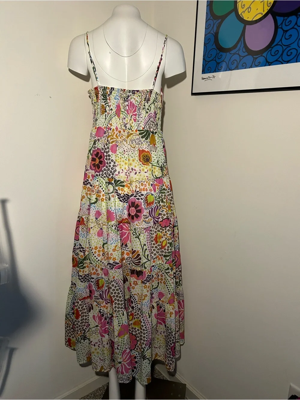 J Crew Button-front Maxi Dress in Ratti retro Floral Size 8